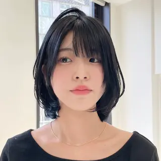 ミディアム MOE 福岡韓国ヘア✧︎のヘアスタイル