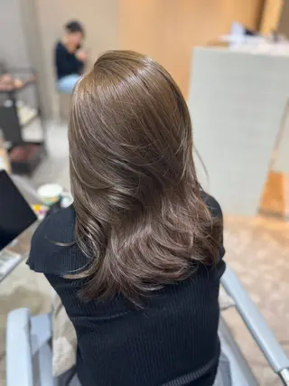 ミディアム カラー Zina梅田茶屋町所属・Mayu💖 Zina梅田茶屋町のヘアスタイル