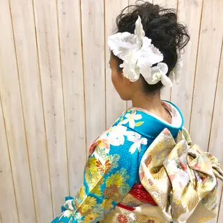 ロング ヘアアレンジ 福元友梨 ディレクター✂️のヘアスタイル