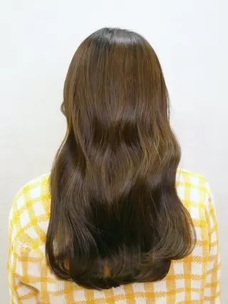 ロング カラー 大人レイヤー& 透明感カラー💄のヘアスタイル