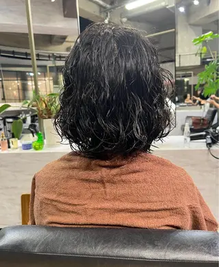 ミディアム パーマ ROBBY所属・松井美樹/似合わせ ガーリー・韓国のヘアスタイル