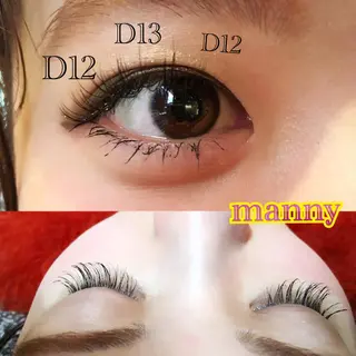 マツエク・マツパ manny eyelashのマツエク・マツパデザイン