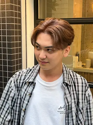 ショート カラー メンズ ✨️モデル募集中✨️ 上野/神谷 冬桜弥のヘアスタイル