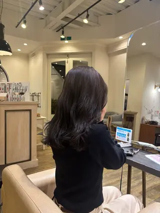 セミロング 和泉市/mahae/ 齋藤のヘアスタイル