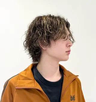 パーマ メンズ 髪質改善/艶カラー 🐬Rino🌙のヘアスタイル