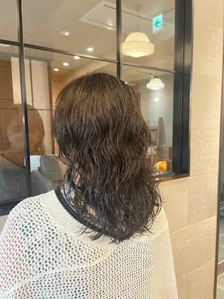 セミロング パーマ 🌸せれな /韓国風カット🌸のヘアスタイル