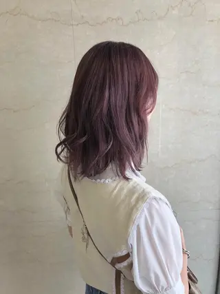 セミロング キノシタ ナオユキのヘアスタイル