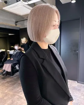 カラー 髪質改善 Noe心斎橋店のヘアスタイル