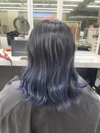 ミディアム ハイトーンカラーエク ステ🌺RENA🌺のヘアスタイル