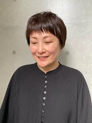 ショート カラー Leverage New York所属・小滝 楓のヘアスタイル