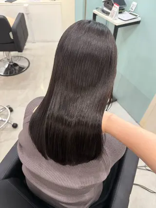 セミロング MAHO/透明感カラ ー/髪質改善🍒のヘアスタイル