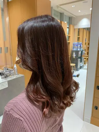 ロング 韓国風ヘア🐰 長谷川のヘアスタイル