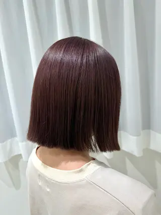 ショート カラー ボブ支持率NO1 🌈CHIKAのヘアスタイル