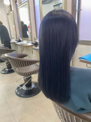 ロング カラー パーマ ヘアアレンジ 立川🤍韓国ヘア/ レイヤー🇰🇷🖤のヘアスタイル