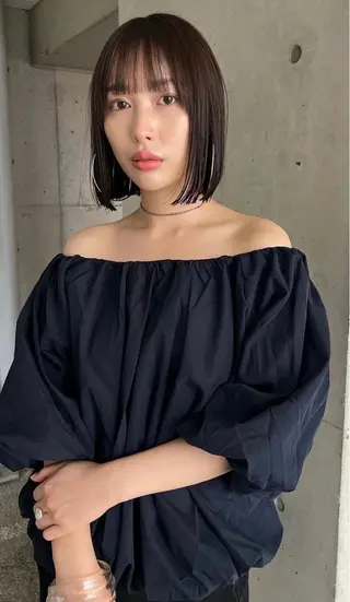 ショート カラー 透明感カラーと映画 美容師/yujiのヘアスタイル