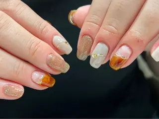 ネイル fumina 💚💛のネイルデザイン