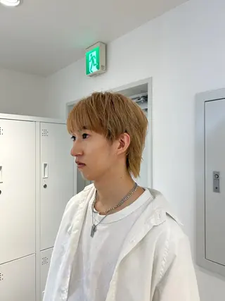 ショート メンズ くびれボブ/インナー カラー　taigaのヘアスタイル