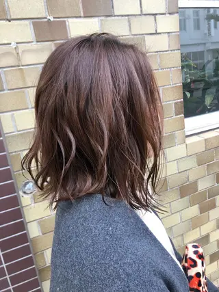 ミディアム カラー 永井 悠大のヘアスタイル