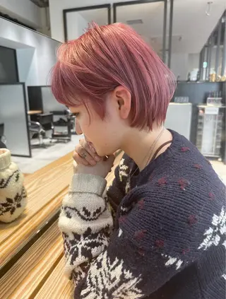 ショート 似合わせ小顔ショート /akane🐰♥️のヘアスタイル