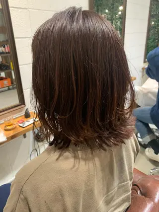 ミディアム ショート🌼パーマ 本間正子のヘアスタイル