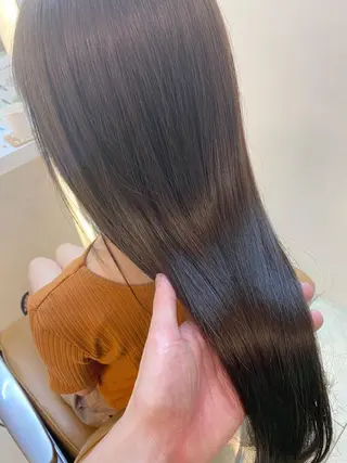 ロング カラー レイヤー/ベージュ カラー/ハシモトのヘアスタイル