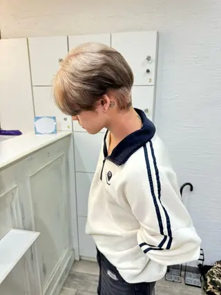 カラー メンズ ミユル/ ブリーチカラー🎀✨のヘアスタイル