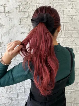 ロング カラー ヘアアレンジ Eleanor池袋東口2nd所属・池袋/韓国レイヤー 💗🐇amiのヘアスタイル