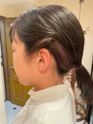 ショート カラー ヘアアレンジ ⚪️ISHIZUKA AOI⚪️のヘアスタイル