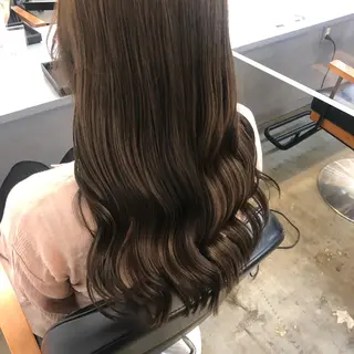 ロング 🤍韓国ヘア🇰🇷 タバタサオリ🤍のヘアスタイル