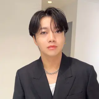 ショート パーマ メンズ 岡田大志🇰🇷 中/韓メンズヘアのヘアスタイル