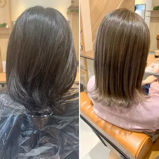 ミディアム カラー オーナースタイリスト 宗正淳志のヘアスタイル