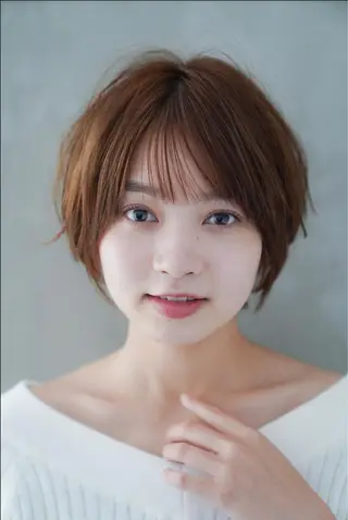 ショート モテ🤍ヘア 🖤gene川島のヘアスタイル