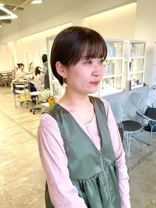 ショート 亀井 里奈のヘアスタイル