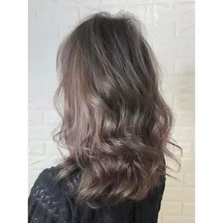 ミディアム カラー KIZU 髪質改善 オカルト怪談のヘアスタイル