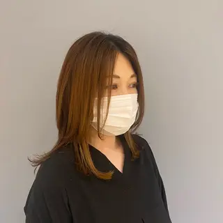 セミロング ase.糸島店所属・UEDA AYAのヘアスタイル