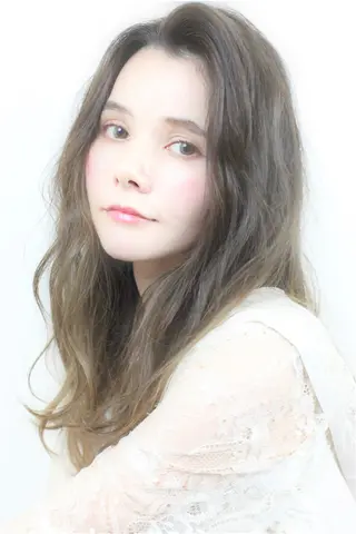 セミロング カラー 山村 伸一のヘアスタイル