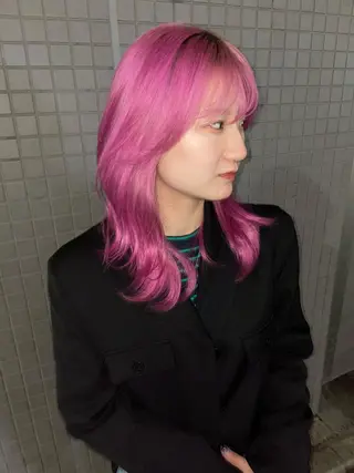 ミディアム カラー Stir maison[ステアメゾン]所属・layer cut /MIKUのヘアスタイル