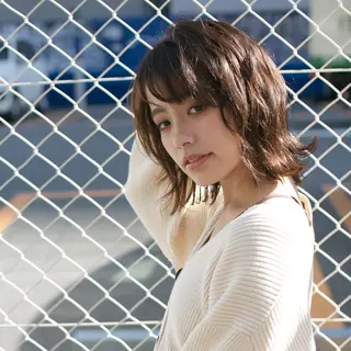 ショート カラー ボブウルフ／ボブ Satsuki【名駅のヘアスタイル
