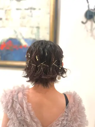 ヘアアレンジ 似合わせヘアメイク 💐オダギリチアキのヘアスタイル