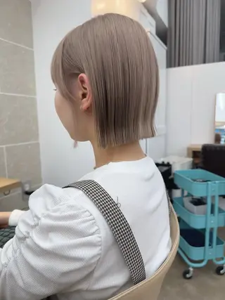 ショート 🌈韓国ボブミディ 表参道sandノスケのヘアスタイル