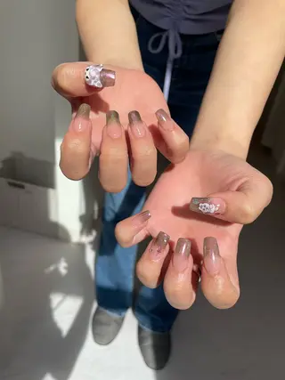 ネイル 束感まつ毛/ネイル/ LED♥KIRARAのマツエク・マツパデザイン