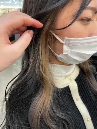 ロング 🤍韓国ヘア🇰🇷 タバタサオリ🤍のヘアスタイル