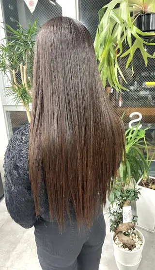 ロング roots hair design 【ルーツヘアデザイン】所属・【艶髪　縮毛矯正】 松原　勇気のヘアスタイル