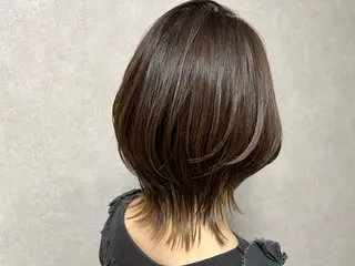 ミディアム カラー MIKOTO/マンツ ーマン/髪質改善🤎のヘアスタイル