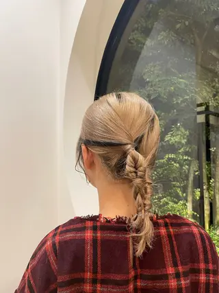 ミディアム ヘアアレンジ 和泉市/ mahae/原田のヘアスタイル