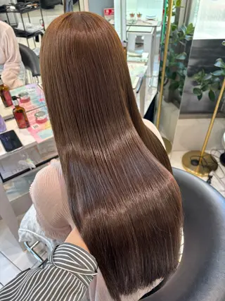 ロング ダブルカラー/髪質 改善🫧池田優紀のヘアスタイル