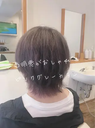 ショート カラー アザマ　ヤスカツ _rosso 川口のヘアスタイル