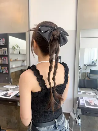 ロング ヘアアレンジ 福岡透明感カラー/ 髪質改善/ayaneのヘアスタイル