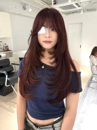 ロング レイヤーカット🫧 🎀Tomoka🎀のヘアスタイル