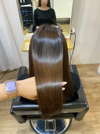 ロング みやび🫧髪質改善 🫧透明感カラー🫧のヘアスタイル